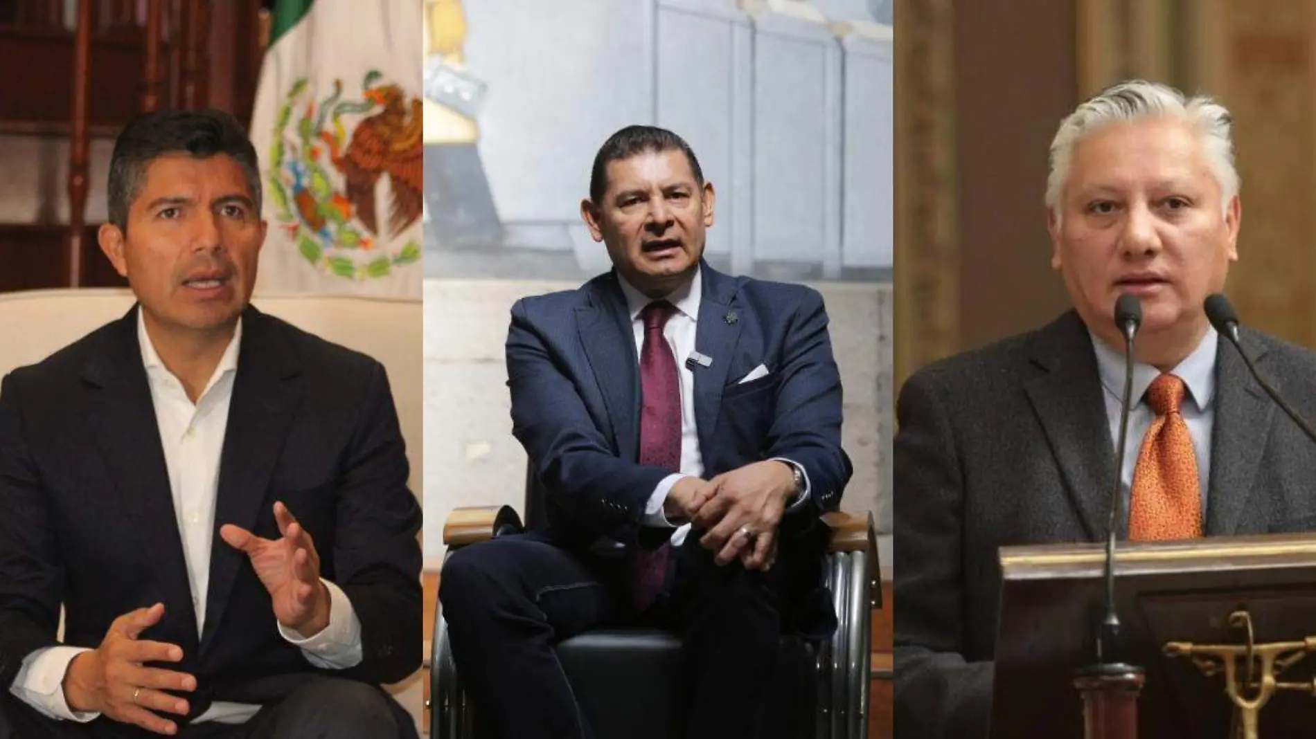 Eduardo Rivera Pérez, Alejandro Armenta Mier y Fernando Morales Martínez